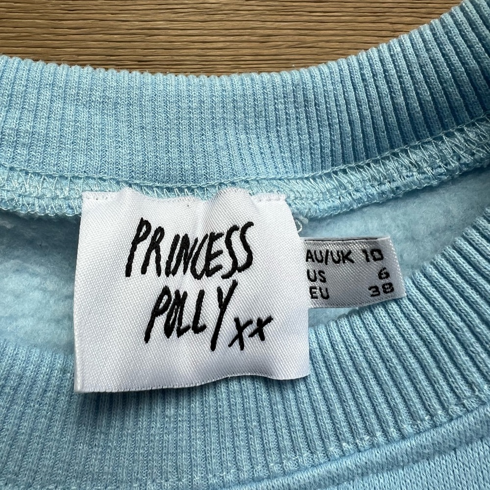 Princess Polly yacht club crewneck sweatshirt Excellent Condition - Picture 5 of 5